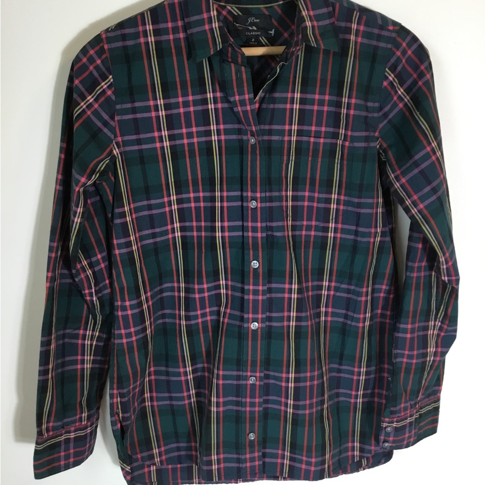 J. Crew Classic-fit Boy Shirt Signature Tartan - Picture 3 of 6